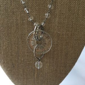 Silpada Etched Glass Pendant